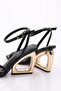 2437 Women's Ankle Strap Heeled Evening Dress Shoes - 4