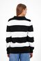 Women's Striped Striped Comfort V Polo Neck Knitwear - 5