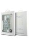 iPhone 16 Pro Max Case Guess License Magsafe Feature Iml Printed Flower Pearl with Bracelet Green - 5