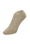 Weweus Beige Natural Bamboo Luxury Super Thin Men's Sneaker Socks 267 - 3