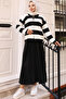 4074 Buttoned Short Knitwear Cardigan Black