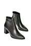 T 820175009   Black Thick Heeled Women's Shoes - 5