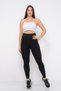Winter Leggings Thermal Keeping Warm Women Men Unisex Black Inside Plush Fleece Underwear Leggings - 3