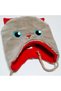 Cat Embroidered Plush Baby-Child Welsoft Beanie with Fleece Lining - 3