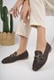 Liza Guaranteed Metal Buckle Women's Loafer Casual Shoes - 2