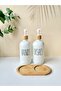 Set of 2 White Bamboo Soap Dishes| Hands Dishes - 3