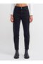 By-4218 Black Lycra Mom Jean High Waist Jeans Skinny Leg Denim Pants - 3