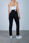 By-2310 Black Colorfast Mom Jean Women's Boyfriend High Waist Power Lycra Jeans Narrow Leg Denim Trousers - 3