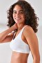 C11424 Women's Modal Cotton Sports Bustier White - 3