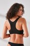 C11424 Women's Modal Cotton Sports Bustier Black - 4