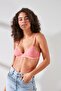 C12809 Women's Laser Cut Paste Non-Marking Bra Dusty Rose - 3