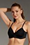 Non-wired Laser Seamless Covered Bra C26115 Black - 3