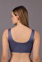 No Underwire Seamless Laser Removable Padded Bra C26130 Indigo - 4
