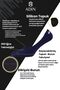 12 Pairs of Navy Blue Ballerina Socks (Silicone, Seamless Toe) - 2