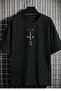 Men's Oversize T-shirt Cactus Black - 2
