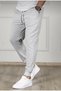 Men's Winter Black Jogger Sweatpants Skinny Leg Slim Fit - 3