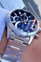 Men's Wristwatch with Calendar 3 Atm Water Resistant Navy Blue Color Gtje2056C2 - 3