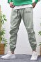 Men's Jagger Pants Parachute Fabric Water-Repellent Windproof with Knee Detail - 5
