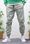 Men's Jagger Pants Parachute Fabric Water-Repellent Windproof with Knee Detail