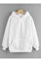 Men's Hooded Sweatshirt White Back Aviator Print - 2
