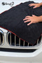 Microfiber red Piped car wash, drying, car tank cleaning cloth 50x70 cm - 5