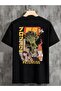 Unisex Oversize T-shirt Broccoli Back Print Black - 3