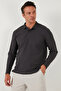 Cotton Regular Fit Polo Collar Sweat Men's Sweat 5905715 - 4
