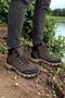Cold Proof Unisex Long Outdoor Trekking Boots Shoes BROWN - 8