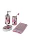 Ceramic 3-Piece Bathroom Set Girl with Paris Pattern 20x20x10cm - 4