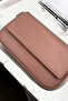 Crossbody Baguette Bag with Strap Cover - 2