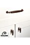 Kardelen Antique Copper Button Handle Luxury Country Kitchen Furniture Cabinet Drawer Handle - 3