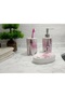 Ceramic 3-Piece Bathroom Set Girl with Paris Pattern 20x20x10cm - 2