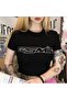 Cosmic Writing Harajuku Lolita Stone Embroidered Short Sleeve Crop T-Shirt