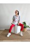 Cat Print Necklace Tracksuit Set - 4