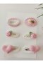Handmade Organic Mixed 6-Piece Niche Elegance Hair Accessories Suitable for All Ages - 2