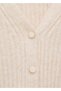Metallic Buttoned Knitwear Cardigan - 6