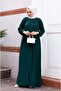 Pleated Detail Modest Abaya - 5