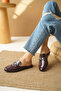 Women's Slippers with Chain Detail, Closed Toe, Flat Sole, Jayla - 7
