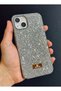 iPhone 15 Plus Compatible Phone Case Shiny Diamond Rhinestone Diamond Sparkling Swr Logo Cover Case - 3