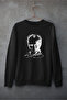 Stil-X Atatürk Silhouette Printed Crewneck Oversize Three-Yarn Shardoon Sweatshirt