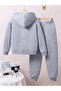 Boys/Girls Gray Brooklyn Printed Tracksuit Set - 2