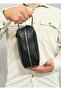 Genuine Leather Men's Handbag Black Color - 3