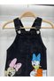 Jeans Salopet Gilet - Mickey And Friends Printed