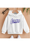 London Unisex Baby Girl White Sweatshirt - 2