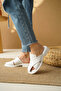 Women's Detailed Stylish Orthopedic Flat Sole Slippers Bronte - 2