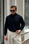 Men's Wool Regular Fit Full Turtleneck Knitwear Sweater - 7