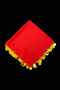 Large Size Chiffon Halay Handkerchief 50X50Cm Red Gold 1 Piece Bride Groom Wedding Henna Circumcision Promise Bride - 6