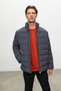 Standing Collar Quilted Inflatable Coat