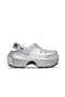 Stomp Metallic Clog Women's Slippers - Silver