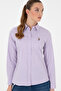 Women's Lilac Long Sleeve Basic Shirt 50295710 -Vr034 - 3